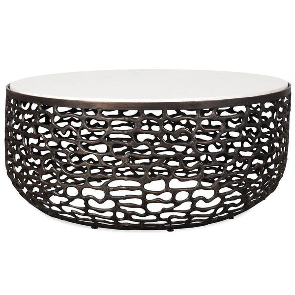 Tavolino da caff¨¨ Sabena in bronzo scuro da9700955