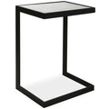 Tavolo decorativo Windell finitura nero invecchiato fy1763506
