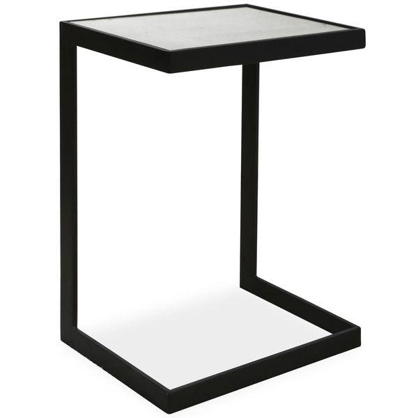 Tavolo decorativo Windell finitura nero invecchiato fy1763506