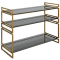 Tavolo consolle Stacked Up finitura oro antico ry3310852