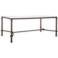 Tavolino da caff¨¨ Warring in bronzo rustico zx9444803