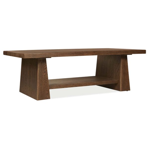Tavolino cocktail rettangolare legno fluttuante finitura Sella Usata pi3078813
