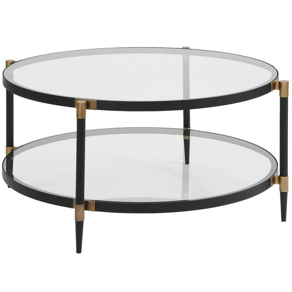 Tavolino da caff¨¨ Chadid, Colore Nero da4205788