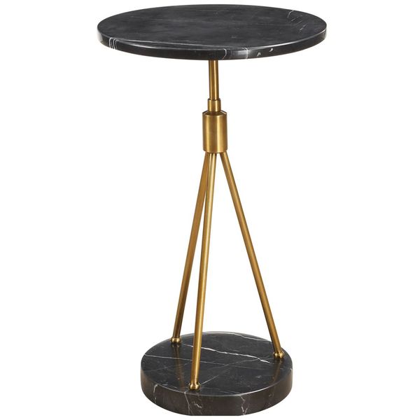 Tavolo decorativo Rosston, Colore Nero fm3611954